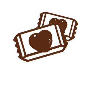 アイコンチョコレート個包装